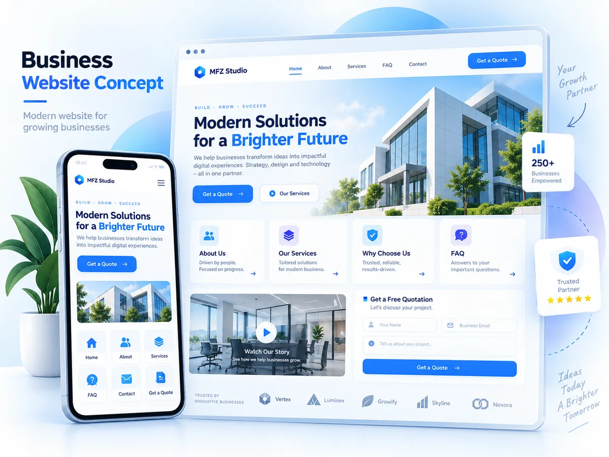 Business Website Concept
