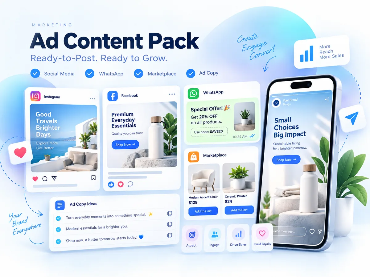Marketing Ad Content Pack
